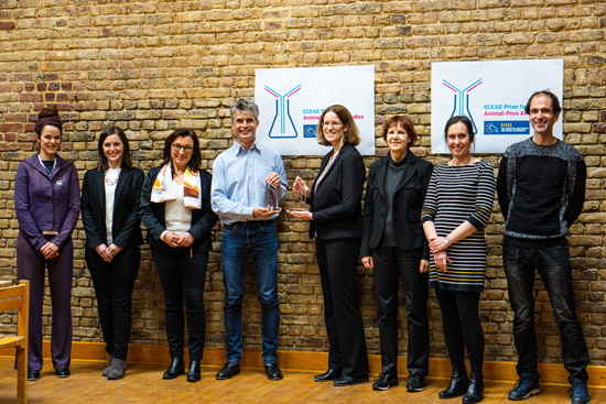 Award ceremony for animal-free antibodies prize